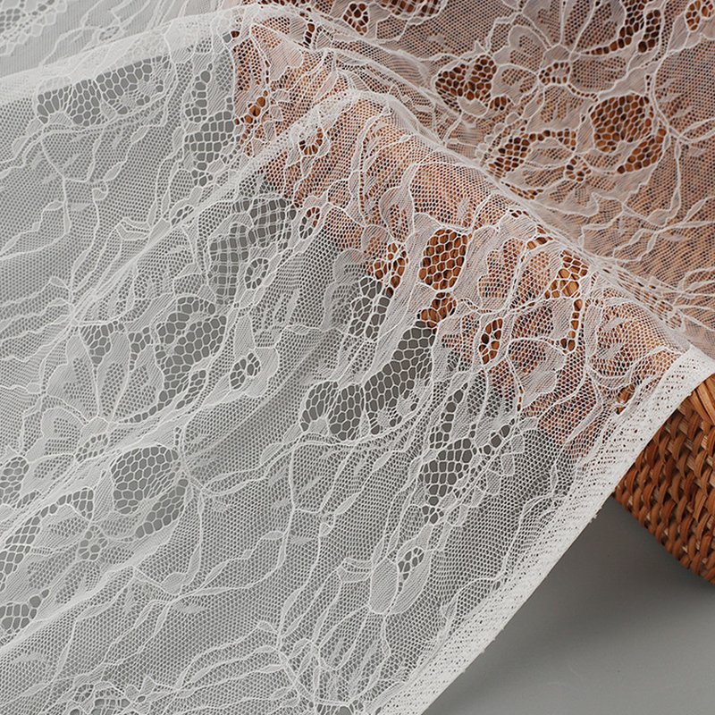 Bedding Lace Fabric Floral Polyester for Lingerie Wholesale Supplier 7